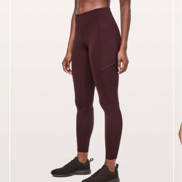 Lululemon Speed Up Tight *Full-On Luxtreme Brushed 28" Dark Adobe - Picture 4 of 10